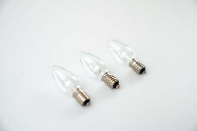 Ersatztoplampe LED E10,klar/glatt