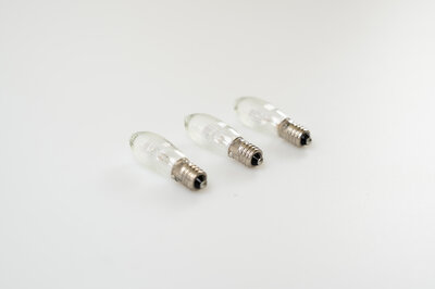 Ersatztoplampe, LED E10, klar/geriffelt