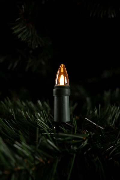 Aussenlichterkette LED Toplampe E10, glatt, klar