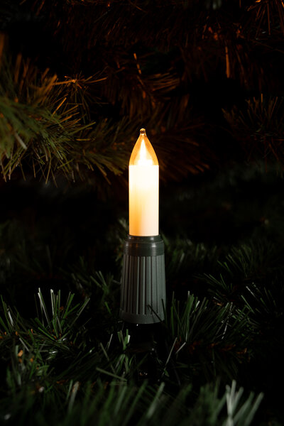 Aussenlichterkette Mehrfach LED Schaftlam.E14