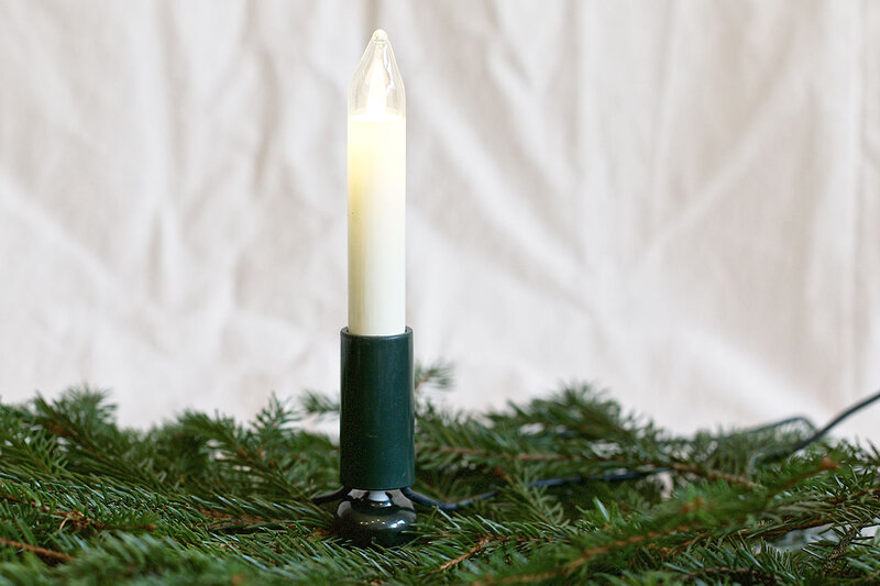 Innenlichterkette Schaftlampe E10