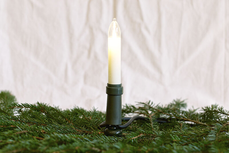 Aussenlichterkette Schaftlampe E10