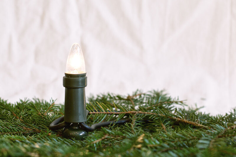 Aussenlichterkette Toplampe E10 glatt