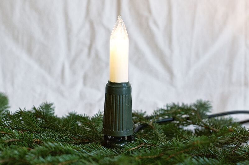 Aussenlichterkette Mehrfach LED Schaftlampe E14