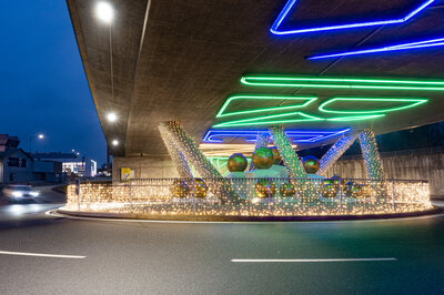 LED Flashing Drape Lite® 300