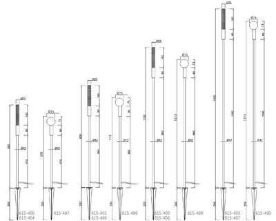 Reeds Lite 110 cm Clear